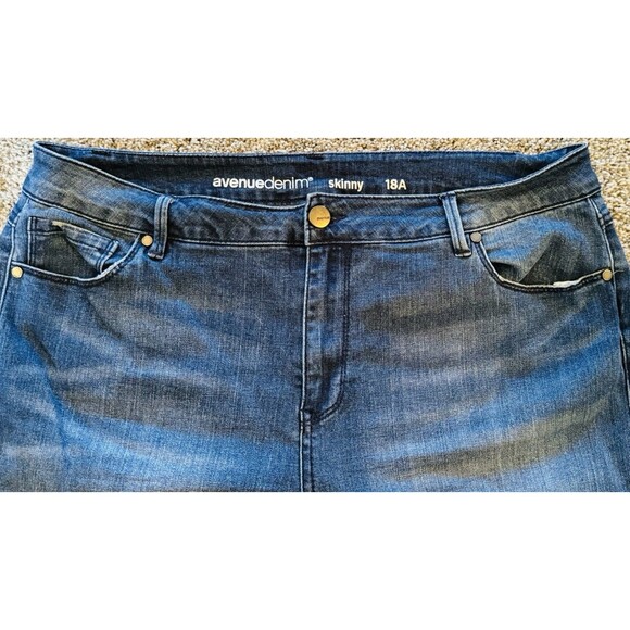 Avenue Denim Women’s Skinny Jeans Size 18A Plus Size – Worn Once! Great - Picture 9 of 13